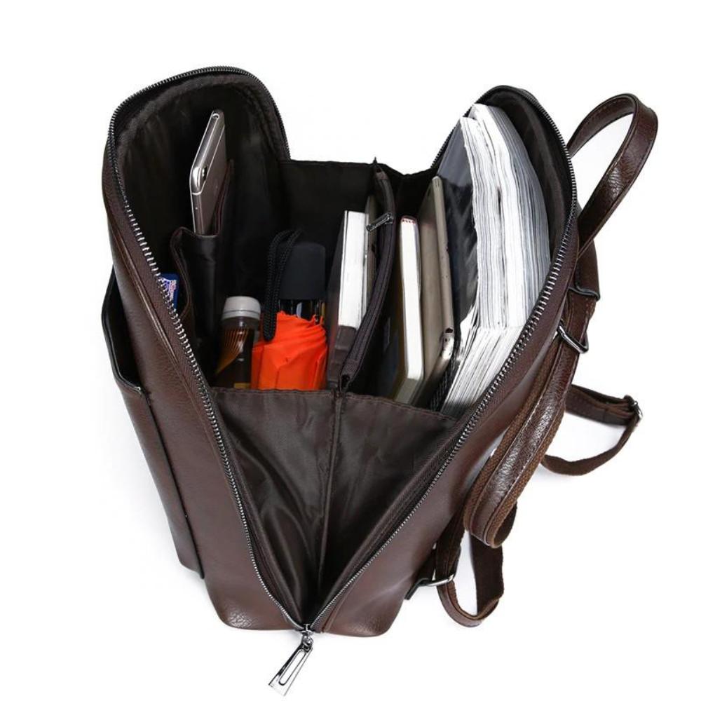 Classic | Vegan Leather Backpack with Sleek Design