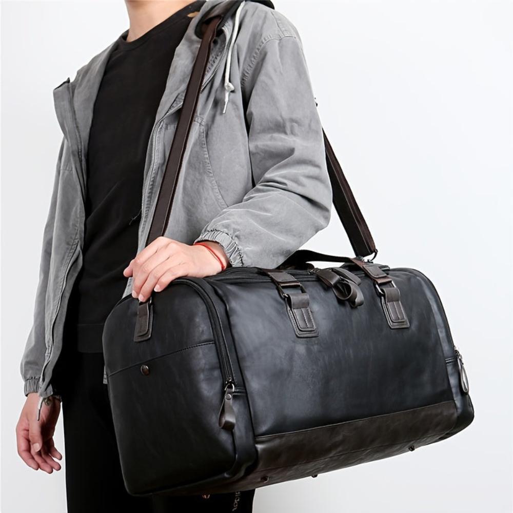 Everett | Large duffle bag for travel made of Vegan Leather