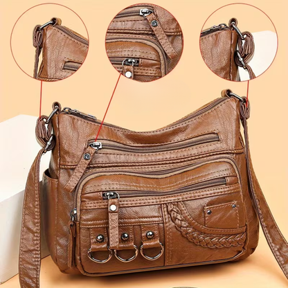 Elara | Everything Organized — Leather Shoulder Bag