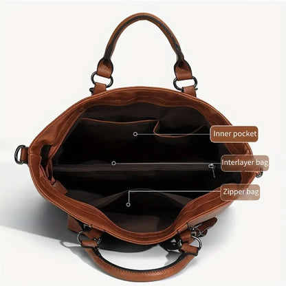 Charlotte | Comfortable to wear — Leather Shoulder Bag