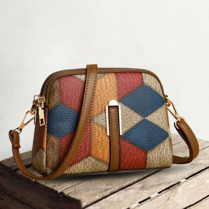 Sofia | Eye-catching and unique — Vegan Leather Mini Bag with Colour