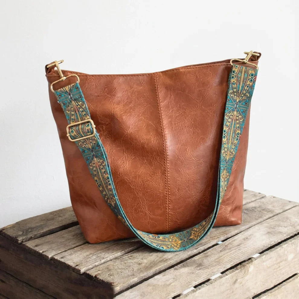 Chelsey | Spacious and organised — Vegan Leather Work Bag with compartments