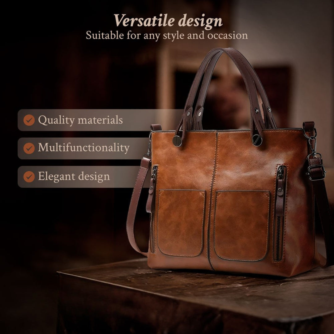 Ilse | Everything in order — Spacious Vegan Leather Work Bag