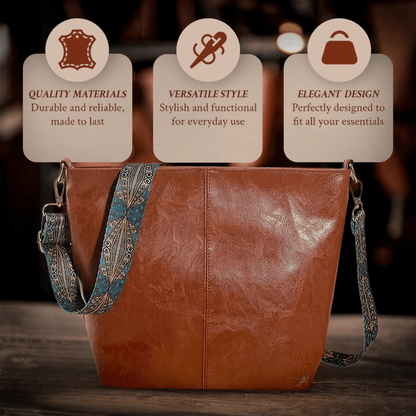 Chelsey | Spacious and organised — Vegan Leather Work Bag with compartments