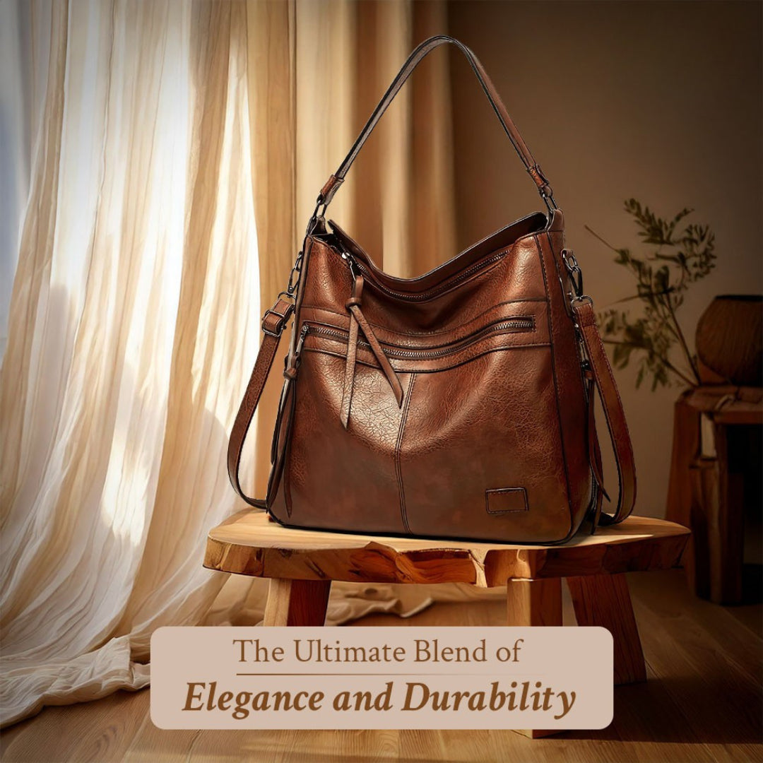 Magda | Lightweight & Spacious Leather Bag —  for Everyday Use
