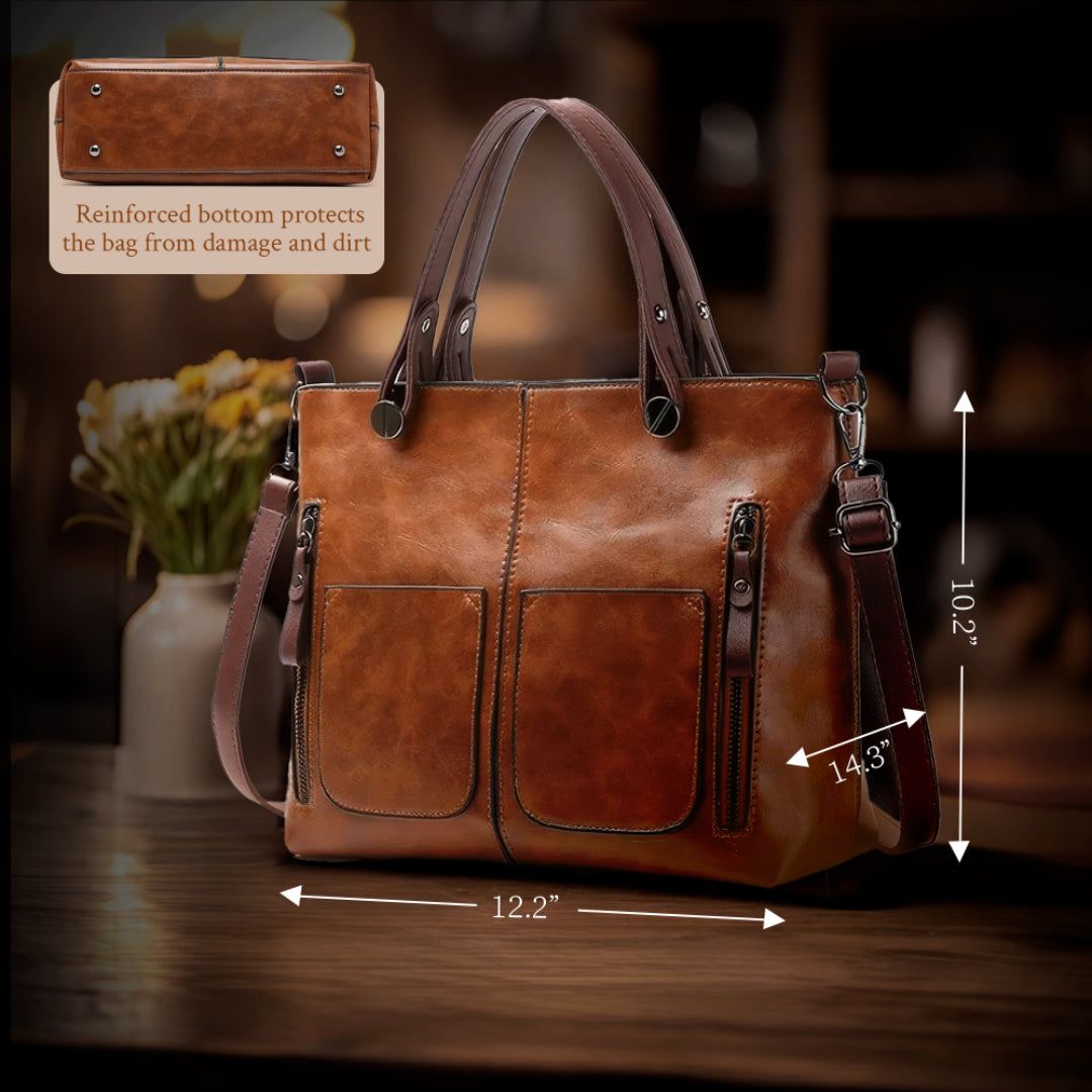Ilse | Everything in order — Spacious Vegan Leather Work Bag