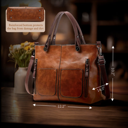 Ilse | Everything in order — Spacious Vegan Leather Work Bag