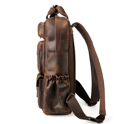 Kevin | Vegan Leather Laptop Backpack