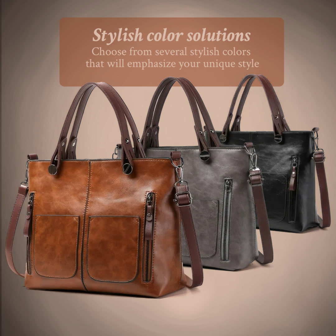 Ilse | Everything in order — Spacious Vegan Leather Work Bag