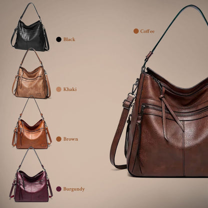 Magda | Lightweight & Spacious Leather Bag —  for Everyday Use