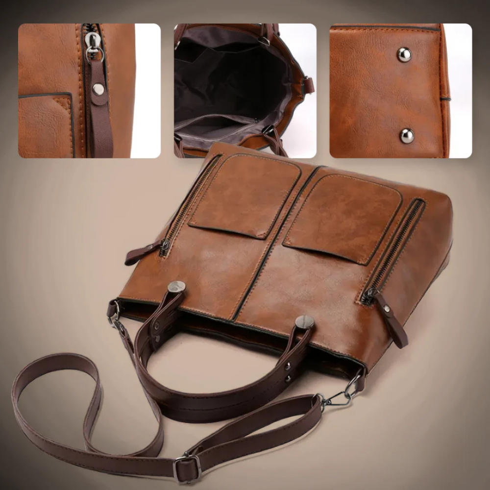 Ilse | Everything in order — Spacious Vegan Leather Work Bag