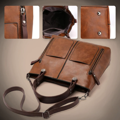Ilse | Everything in order — Spacious Vegan Leather Work Bag