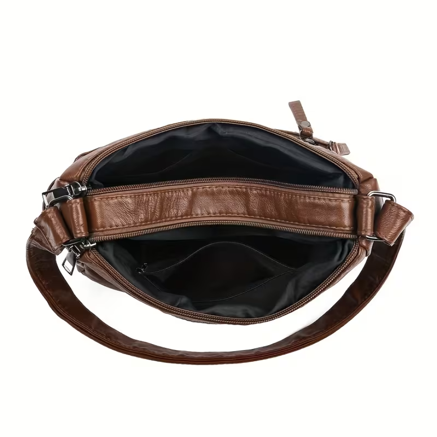 Elara | Everything Organized — Leather Shoulder Bag