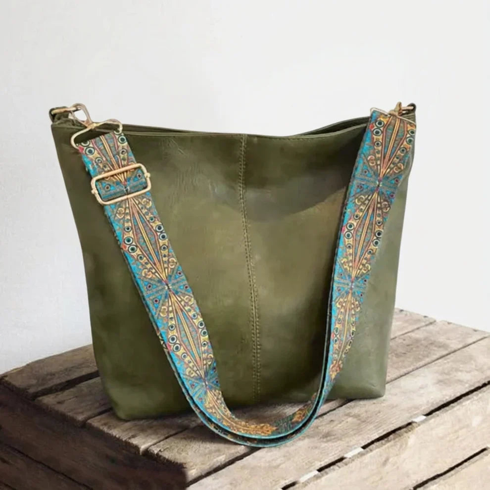 Chelsey | Spacious and organised — Vegan Leather Work Bag with compartments