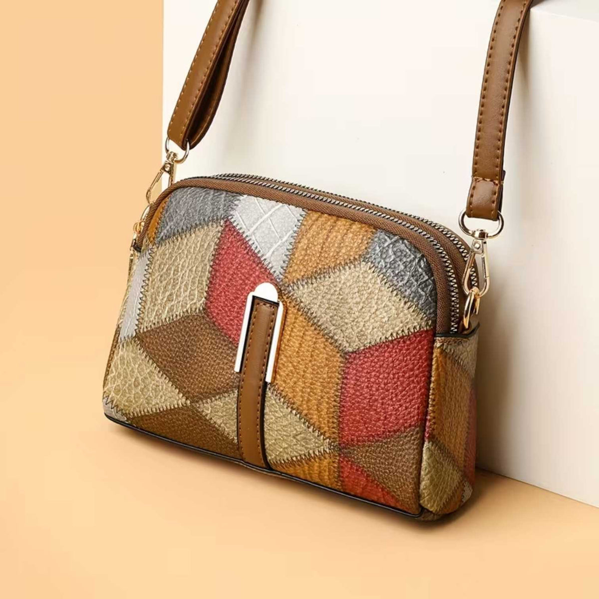 Sofia | Eye-catching and unique — Vegan Leather Mini Bag with Colour