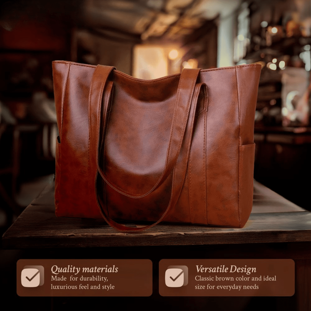 Martha | Long-lasting — Sturdy Vegan Leather Handbag