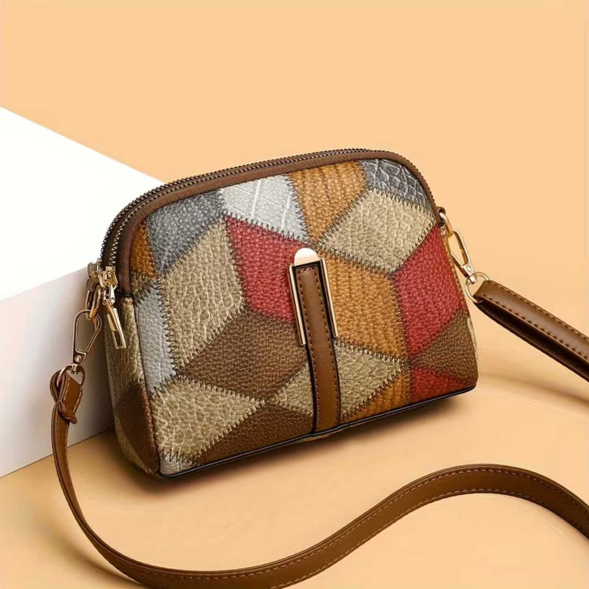 Sofia | Eye-catching and unique — Vegan Leather Mini Bag with Colour