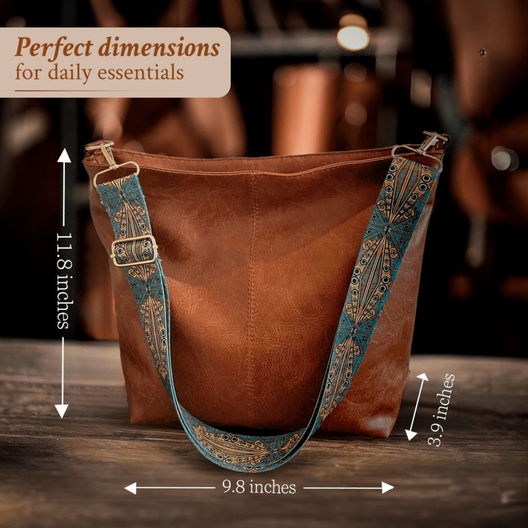 Chelsey | Spacious and organised — Vegan Leather Work Bag with compartments