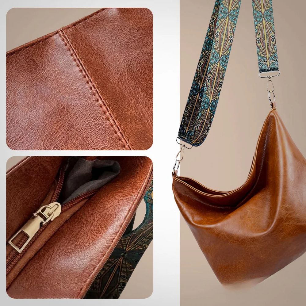 Chelsey | Spacious and organised — Vegan Leather Work Bag with compartments