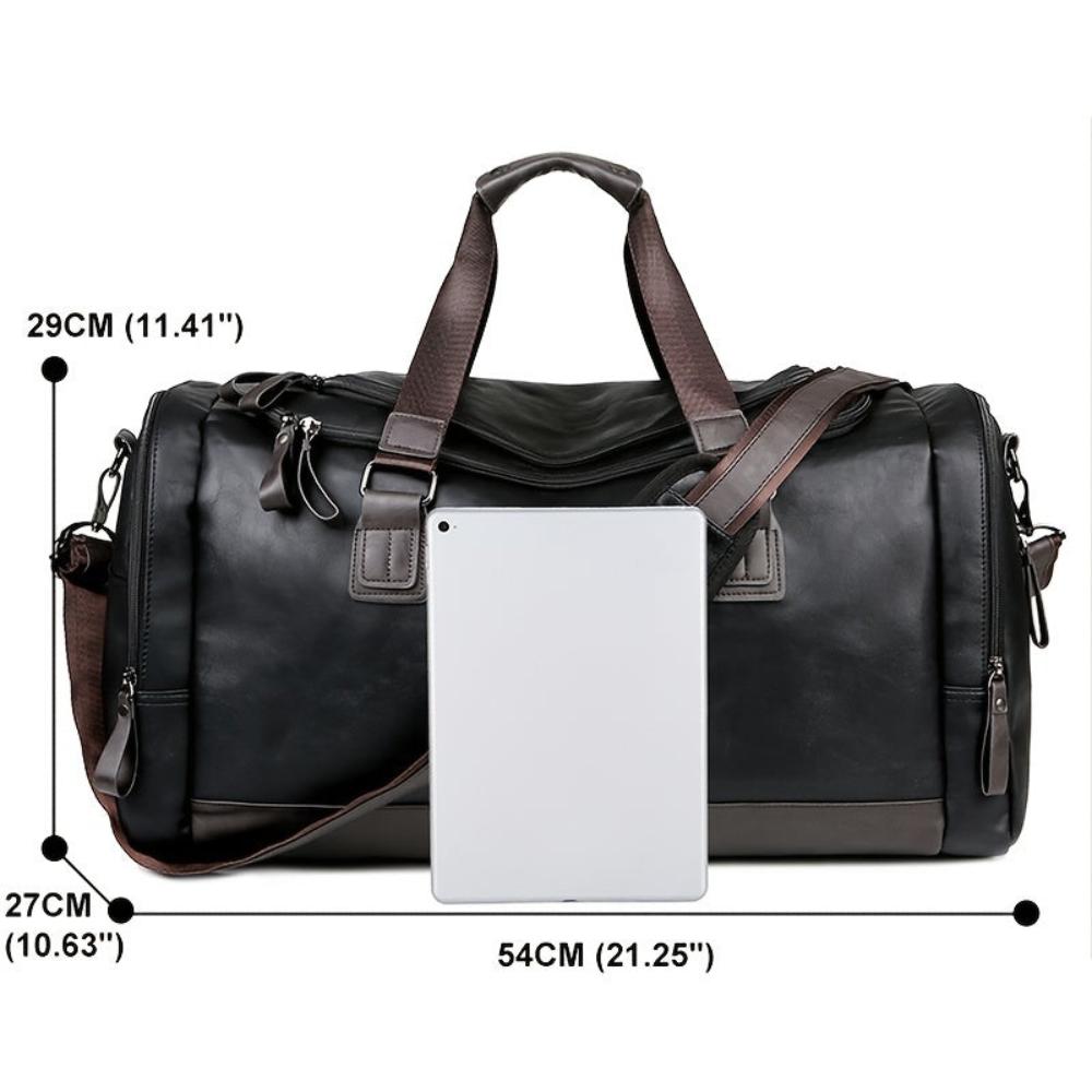 Everett | Large duffle bag for travel made of Vegan Leather