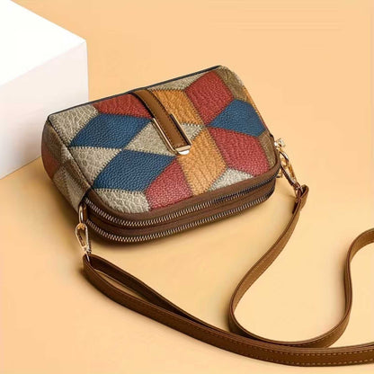 Sofia | Eye-catching and unique — Vegan Leather Mini Bag with Colour