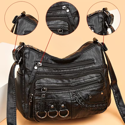 Elara | Everything Organized — Leather Shoulder Bag