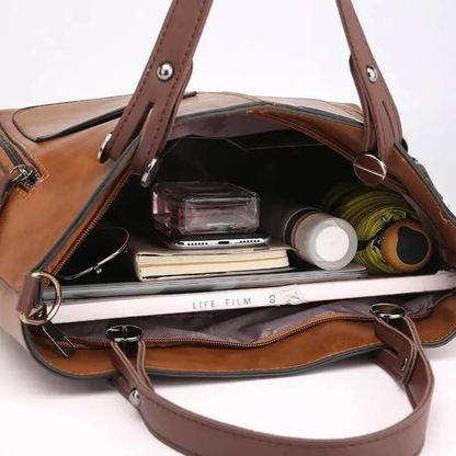 Ilse | Everything in order — Spacious Vegan Leather Work Bag