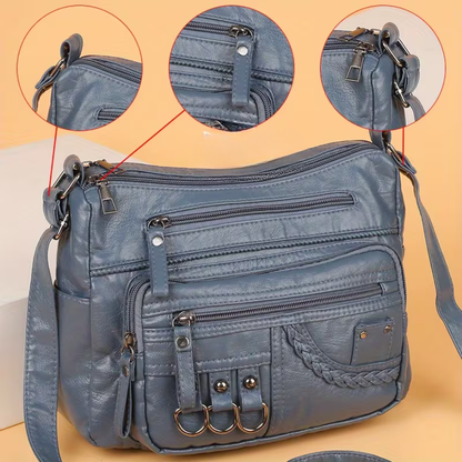 Elara | Everything Organized — Leather Shoulder Bag