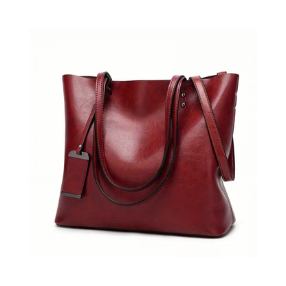 Mira | Laptop with you, hands free — Vegan Leather Tote