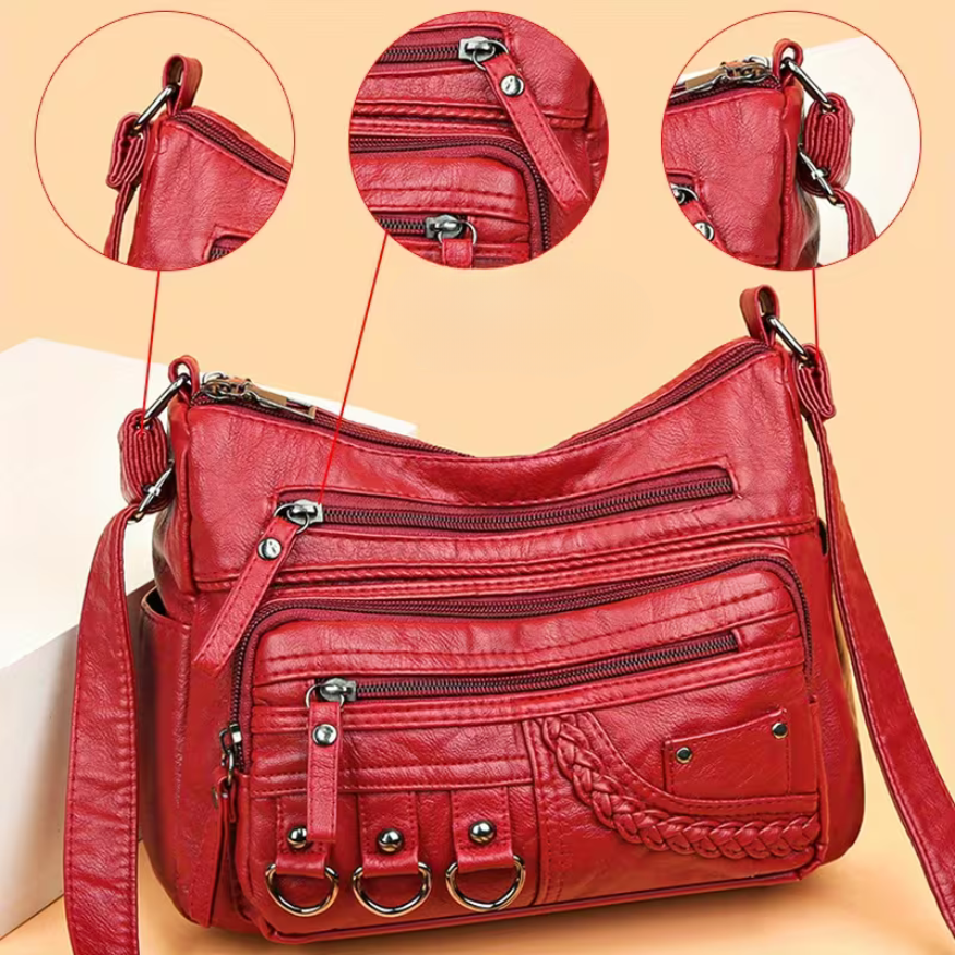 Elara | Everything Organized — Leather Shoulder Bag