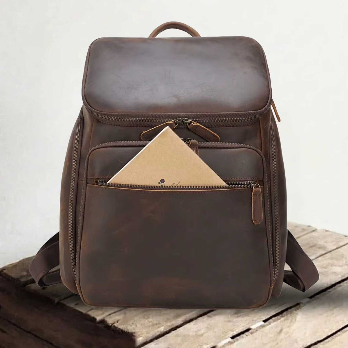 Nicholas | Laptop backpack made of Vegan Leather