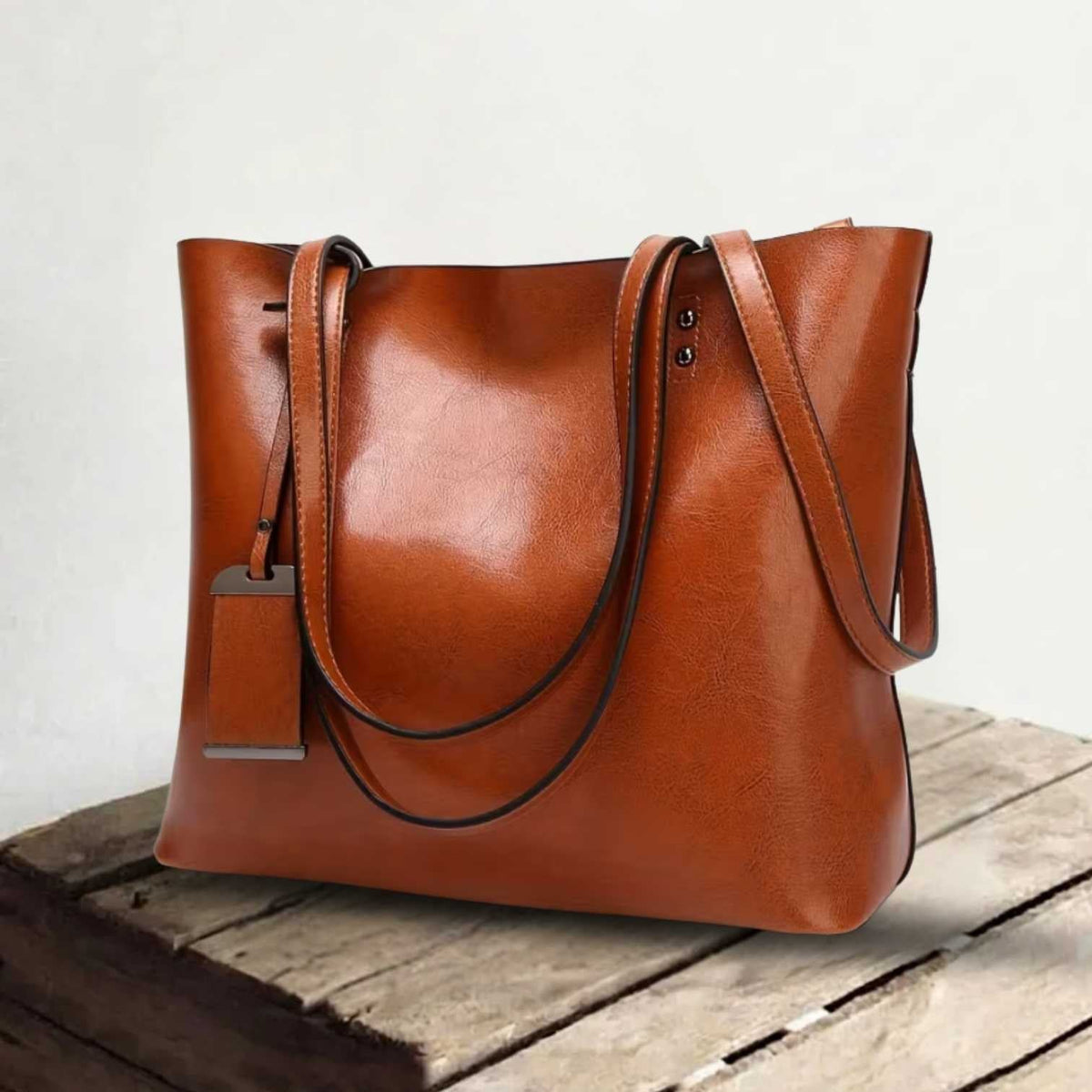 Mira | Laptop with you, hands free — Vegan Leather Tote