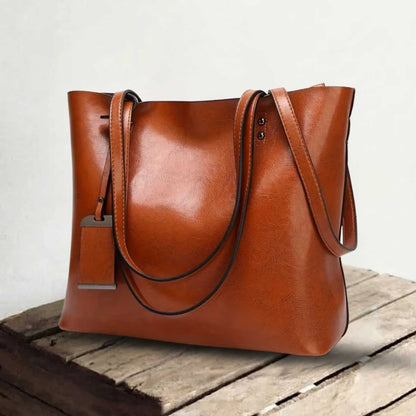 Mira | Laptop with you, hands free — Vegan Leather Tote