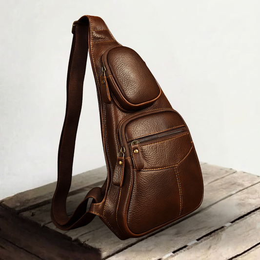 Zachary | Sturdy shoulder bag made of Vegan Leather