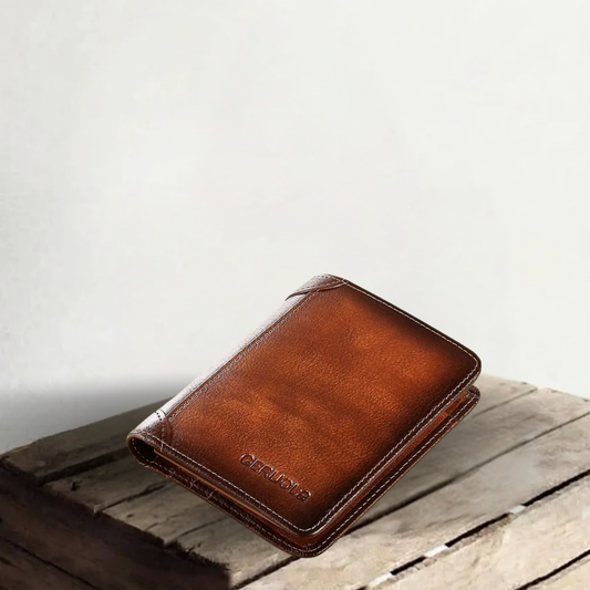 Richard | Leather wallet made of Vegan Leather with RFID protection