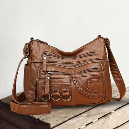 Elara | Everything Organized — Leather Shoulder Bag
