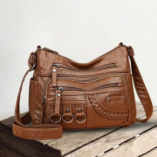 Elara | Everything Organized — Leather Shoulder Bag