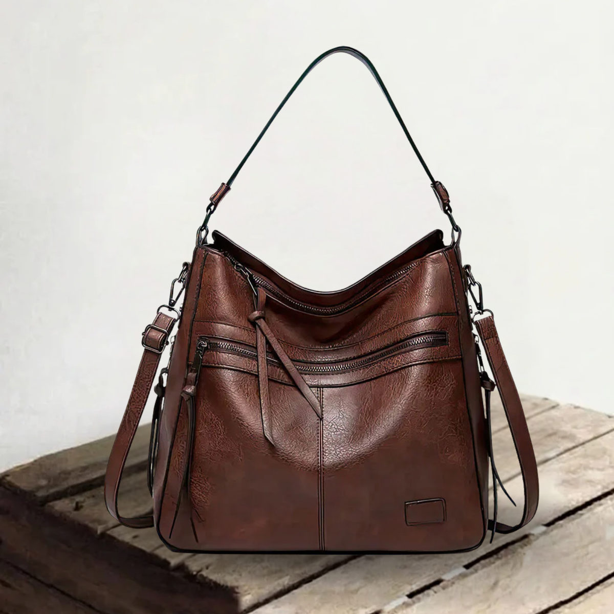 Magda | Lightweight & Spacious Leather Bag —  for Everyday Use