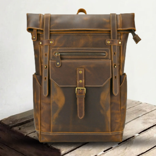 Larry | Retro backpack made of Vegan Leather