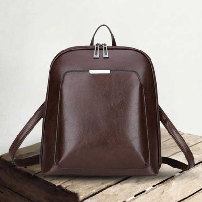 Classic | Vegan Leather Backpack with Sleek Design