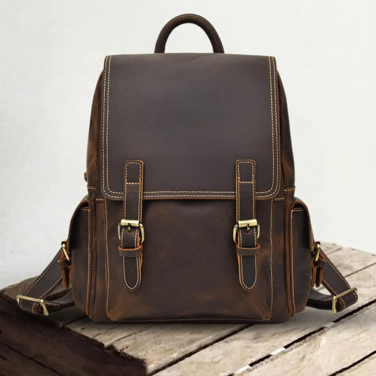 Nathan | Waterproof backpack made of Vegan Leather