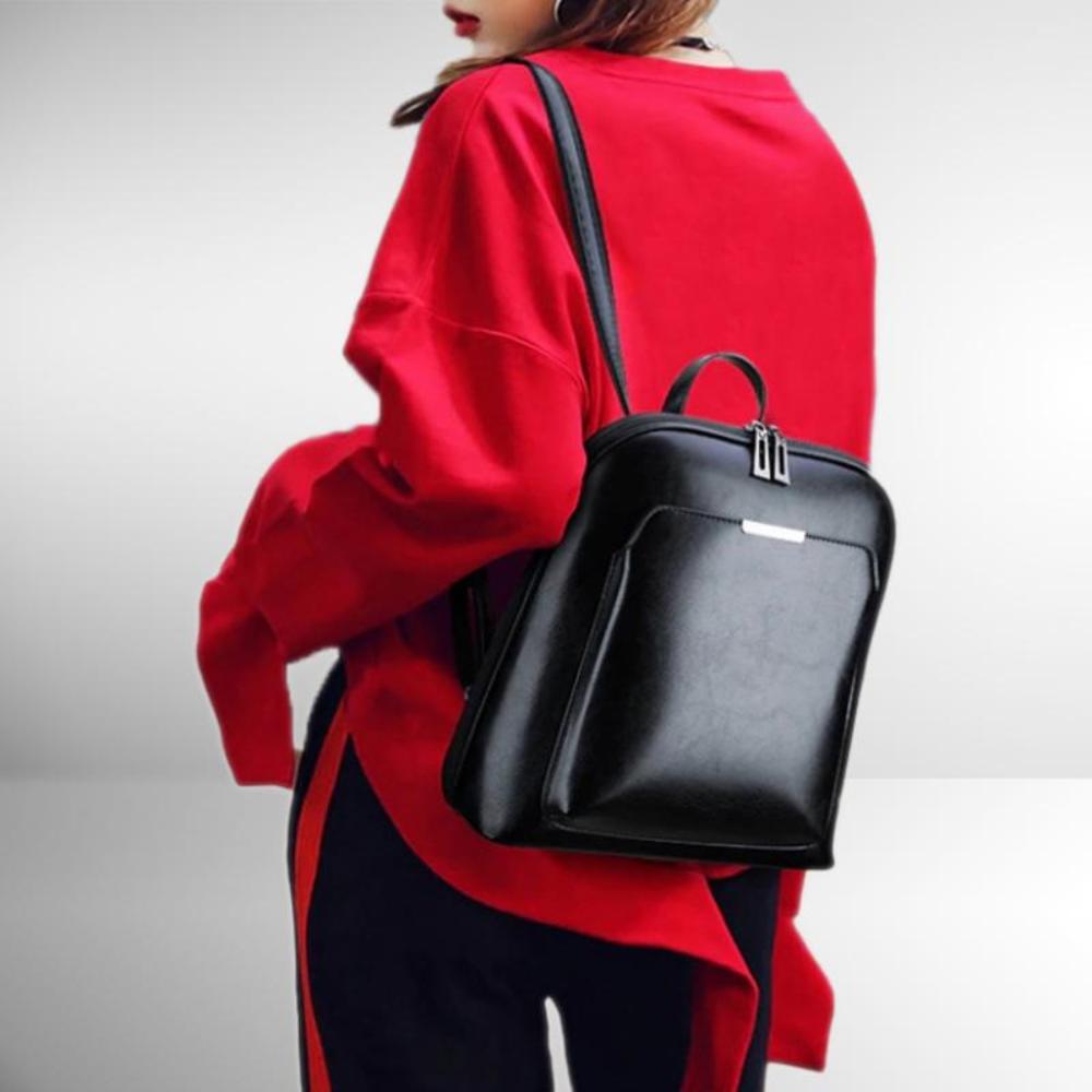 Classic | Vegan Leather Backpack with Sleek Design