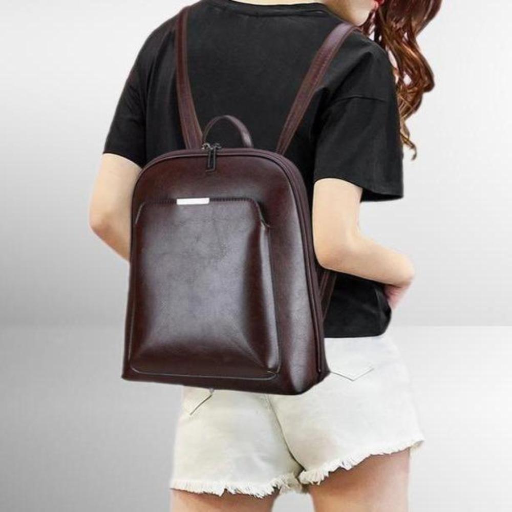 Classic | Vegan Leather Backpack with Sleek Design