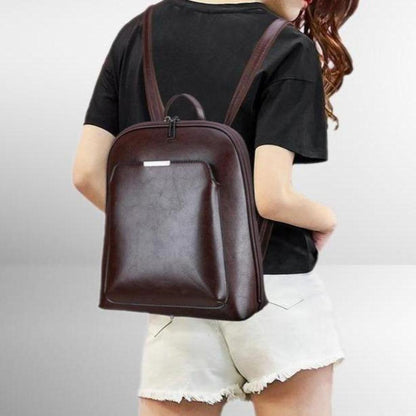 Classic | Vegan Leather Backpack with Sleek Design
