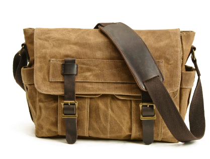 Scott | Shoulder bag made of Vegan Leather and canvas