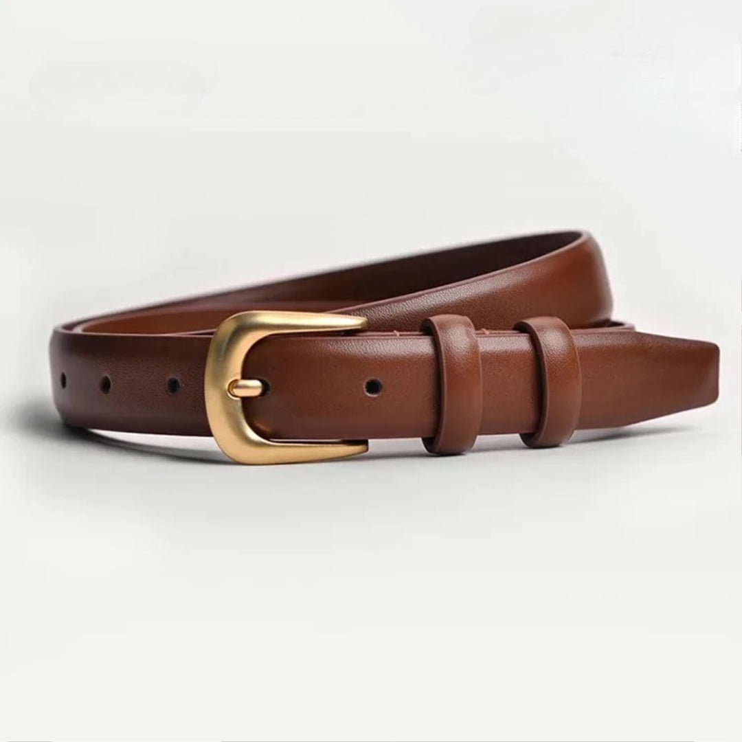 Olivia | Sleek & Timeless Leather Belt