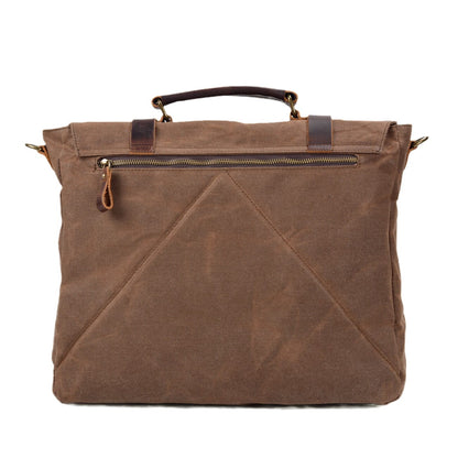 Ryan | Canvas shoulder bag made of Vegan Leather