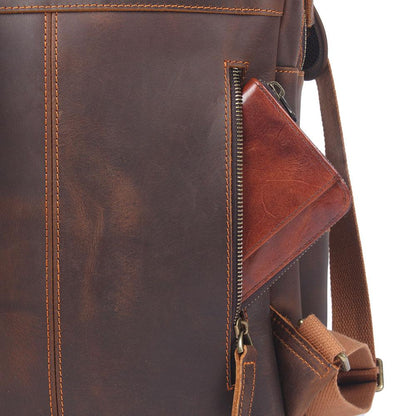 Robert | Sturdy travel backpack made of Vegan Leather