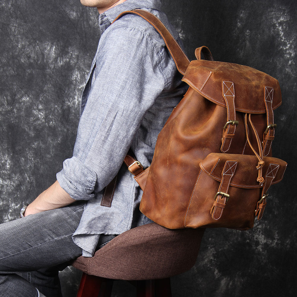 Jeffrey | Classic backpack made of Vegan Leather