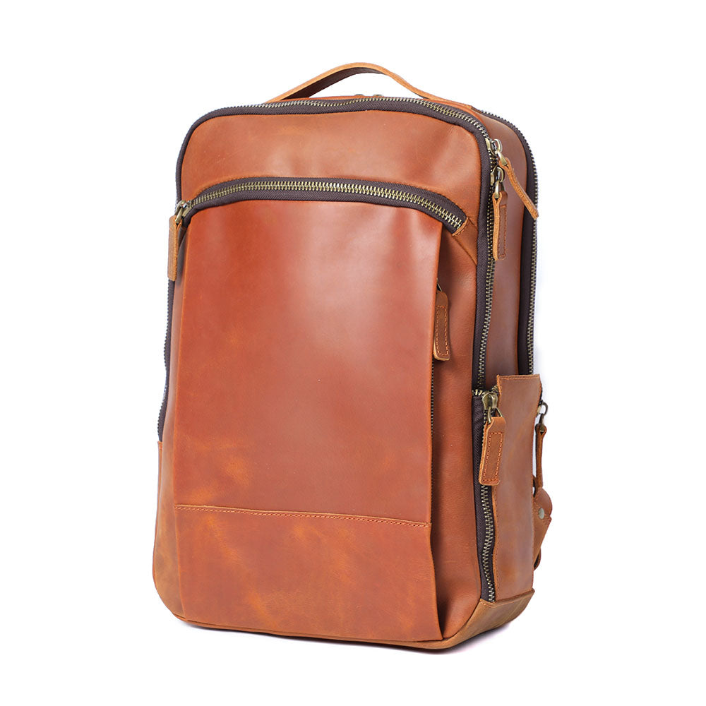 Andrew | Vegan Leather Laptop Backpack for Work